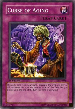 Curse of Aging (PGD-094) - Pharaonic Guardian 1st Edition