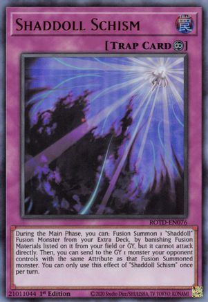 Shaddoll Schism (ROTD-EN076) - Rise of the Duelist 1st Edition