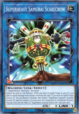 Superheavy Samurai Scarecrow (ROTD-EN097) - Rise of the Duelist 1st Edition