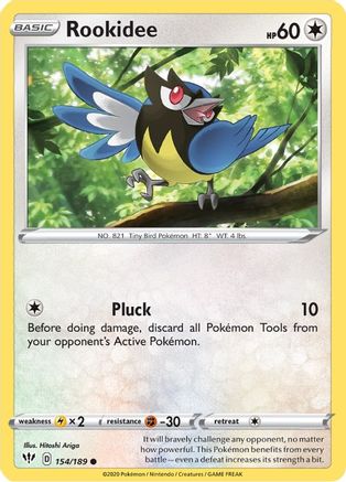 Rookidee 154/189 SWSH03 Darkness Ablaze - Common