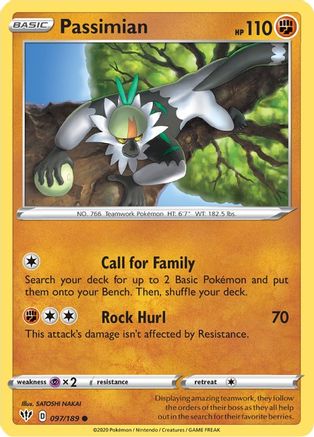Passimian 097/189 SWSH03 Darkness Ablaze - Common