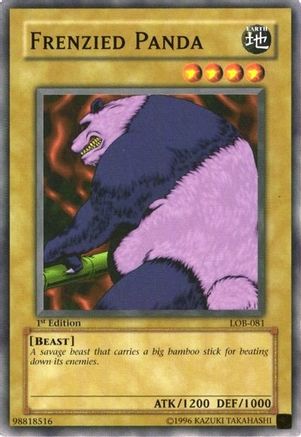 Frenzied Panda (LOB-081) - The Legend of Blue Eyes White Dragon Unlimited