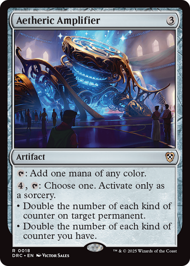 Aetheric Amplifier (DRC-018) - Commander: Aetherdrift Foil