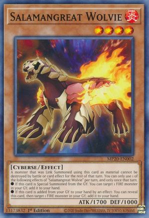 Salamangreat Wolvie (MP20-EN002) - 2020 Tin of Lost Memories 1st Edition