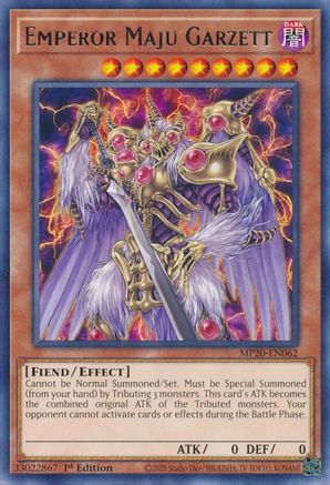 Emperor Maju Garzett (MP20-EN062) - 2020 Tin of Lost Memories 1st Edition