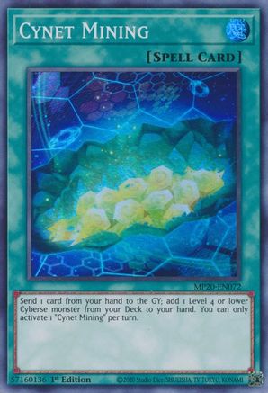 Cynet Mining (MP20-EN072) - 2020 Tin of Lost Memories 1st Edition