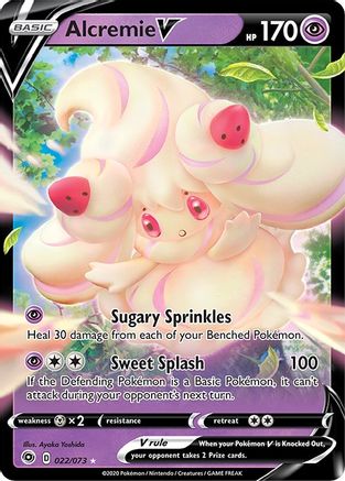 Alcremie V 022/73 - Holofoil Champions Path - Ultra Rare