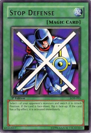 Stop Defense (LOB-095) - The Legend of Blue Eyes White Dragon Unlimited