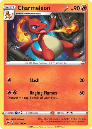 Charmeleon 024/185 SWSH04 Vivid Voltage - Uncommon