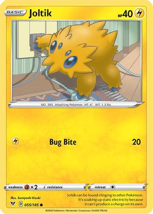 Joltik 055/185 - Reverse Holofoil SWSH04 Vivid Voltage - Common