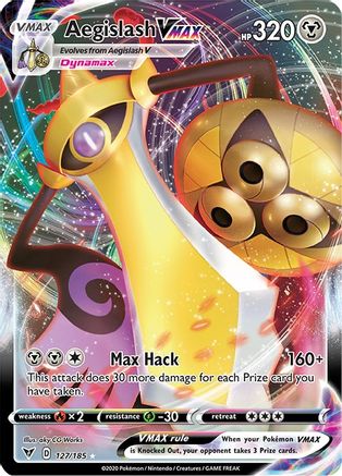 Aegislash VMAX 127/185 - Holofoil SWSH04 Vivid Voltage - Ultra Rare
