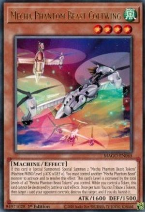 Mecha Phantom Beast Coltwing (MAGO-EN065) - Maximum Gold 1st Edition
