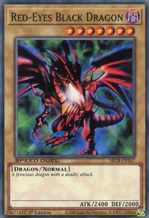 Red-Eyes Black Dragon (SBCB-EN167) - Speed Duel: Battle City Box 1st Edition