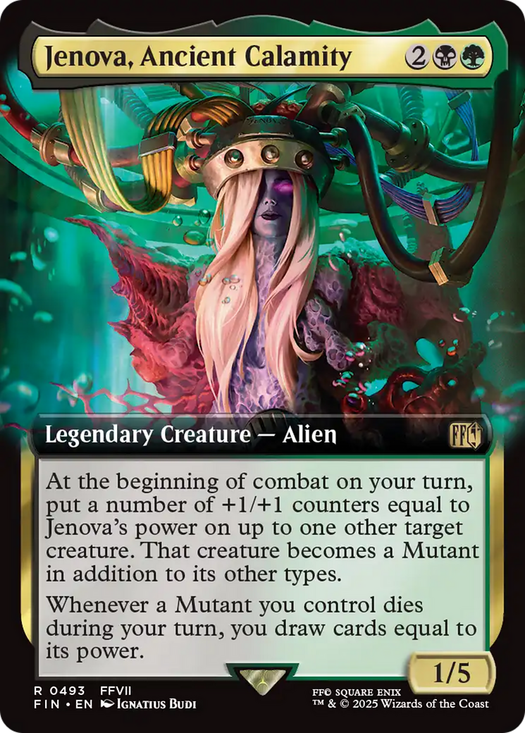 Jenova, Ancient Calamity (Extended Art) (FIN-228) - FINAL FANTASY Foil
