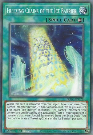Freezing Chains of the Ice Barrier (SDFC-EN028) - Structure Deck: Freezing Chains 1st Edition