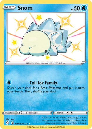 Snom SV033/SV122 - Holofoil Shining Fates Shiny Vault - Shiny Holo Rare