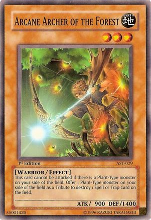 Arcane Archer of the Forest (AST-029) - Ancient Sanctuary 1st Edition