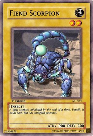 Fiend Scorpion (AST-059) - Ancient Sanctuary Unlimited