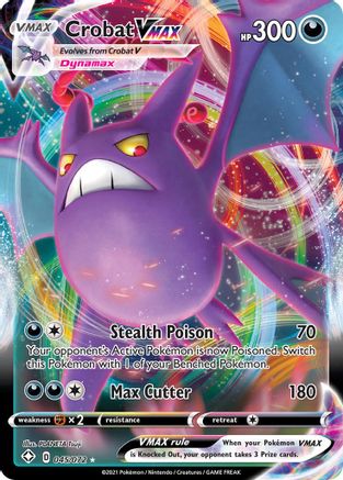 Crobat VMAX 045/072 - Holofoil Shining Fates - Ultra Rare