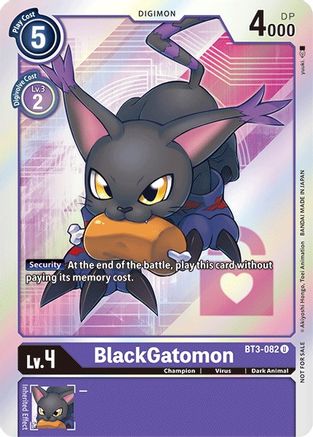 BlackGatomon (Box Topper) (BT3-082) - Release Special Booster 1.5 Foil