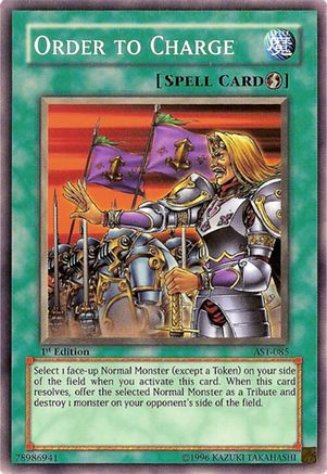 Order to Charge (AST-085) - Ancient Sanctuary 1st Edition