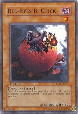 Red-Eyes B. Chick (SOD-EN017) - Soul of the Duelist Unlimited