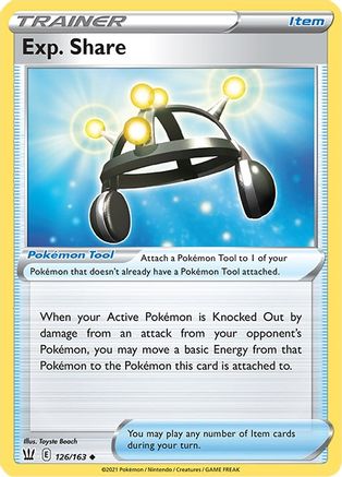 Exp. Share 126/163 SWSH05 Battle Styles - Uncommon
