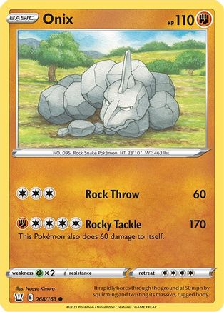 Onix 068/163 SWSH05 Battle Styles - Common