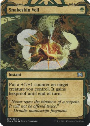 Snakeskin Veil (STA-57E) - Strixhaven Mystical Archive (Borderless) Foil