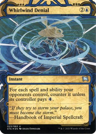 Whirlwind Denial (STA-23E) - Strixhaven Mystical Archive (Borderless) Foil