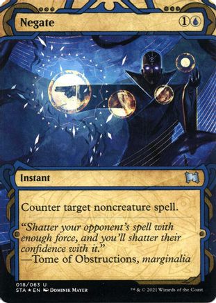 Negate (STA-18E) - Strixhaven Mystical Archive (Borderless) Foil