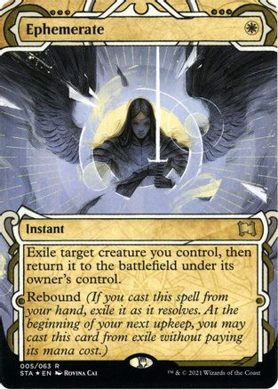 Ephemerate (Foil Etched) (STA-05E) - Strixhaven Mystical Archive (Borderless) Foil