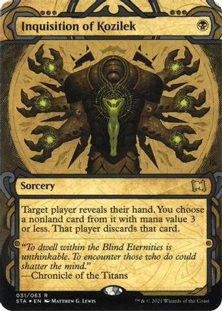 Inquisition of Kozilek (STA-31E) - Strixhaven Mystical Archive (Borderless) Foil