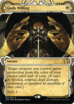 Gods Willing (STA-07E) - Strixhaven Mystical Archive (Borderless) Foil