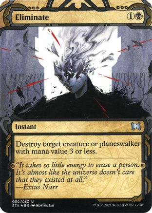 Eliminate (STA-30E) - Strixhaven Mystical Archive (Borderless) Foil