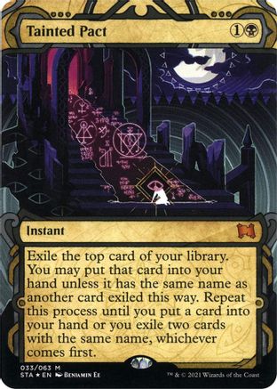Tainted Pact (STA-33E) - Strixhaven Mystical Archive (Borderless) Foil