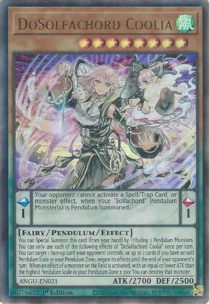 DoSolfachord Coolia (ANGU-EN021) - Ancient Guardians 1st Edition