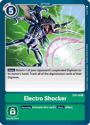 Electro Shocker (ST4-16) - Starter Deck 04: Giga Green