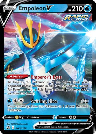 Empoleon V SWSH108 - Holofoil SWSH Sword & Shield Promo Cards - Promo