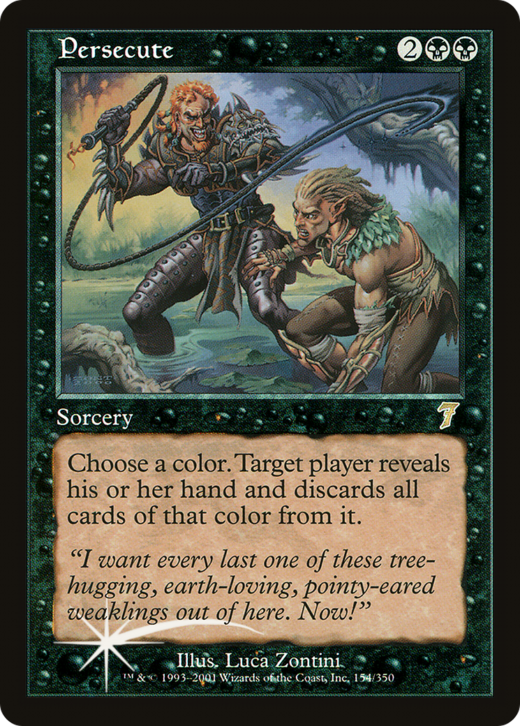 Persecute (7ED-154★) - Seventh Edition Foil