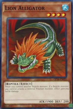 Lion Alligator (OP16-EN022) - OTS Tournament Pack 16 Unlimited