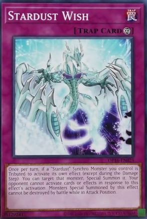 Stardust Wish (OP16-EN025) - OTS Tournament Pack 16 Unlimited