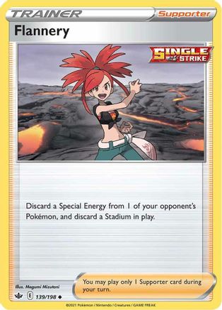 Flannery 139/198 SWSH06 Chilling Reign - Uncommon