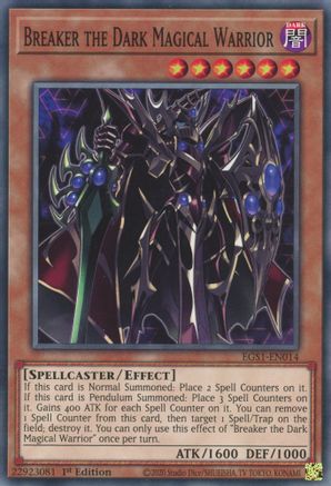 Breaker the Dark Magical Warrior (EGS1-EN014) - Egyptian God Deck: Slifer the Sky Dragon 1st Edition