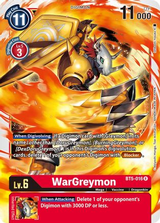 WarGreymon (BT5-016) - Battle of Omni