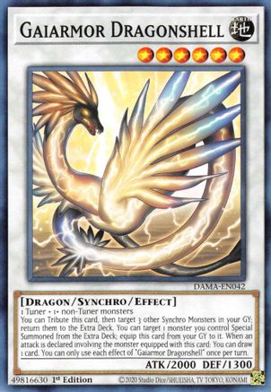 Gaiarmor Dragonshell (DAMA-EN042) - Dawn of Majesty 1st Edition