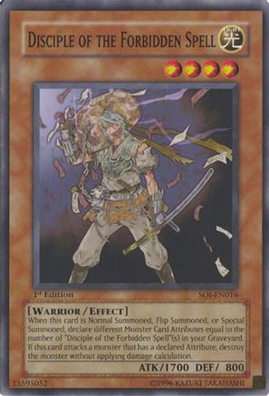 Disciple of the Forbidden Spell (SOI-EN016) - Shadow of Infinity Unlimited