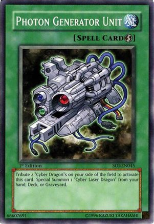 Photon Generator Unit (SOI-EN045) - Shadow of Infinity 1st Edition