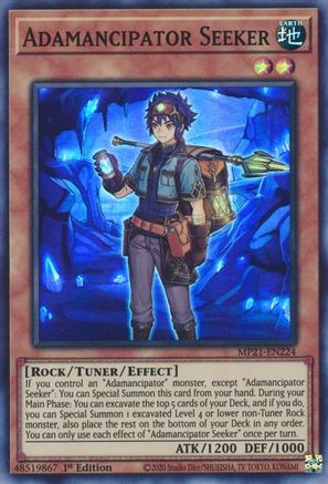 Adamancipator Seeker (MP21-EN224) - 2021 Tin of Ancient Battles 1st Edition