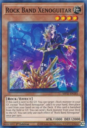 Rock Band Xenoguitar (MP21-EN181) - 2021 Tin of Ancient Battles 1st Edition